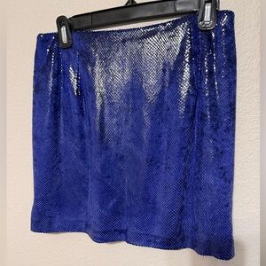 Jasmine Sparkling Sapphire Mini Skirt